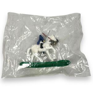 Vintage Men of ‘76 Revolutionary Figure War Blue Coat‎ White Horse Soldier New